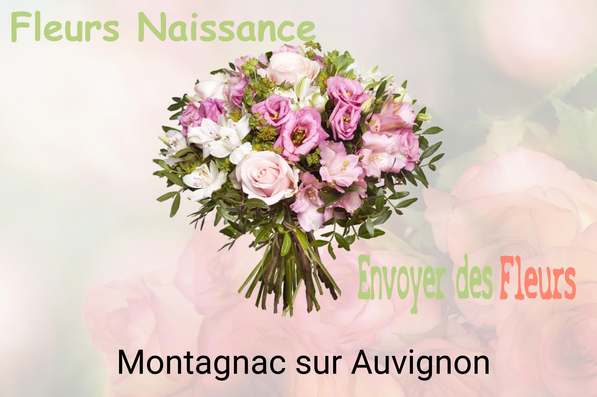 Bouquet de fleurs de naissance livré à Montagnac-sur-Auvignon